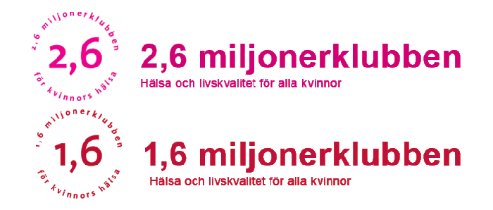 1,6 & 2,6 Miljonerklubben Logo