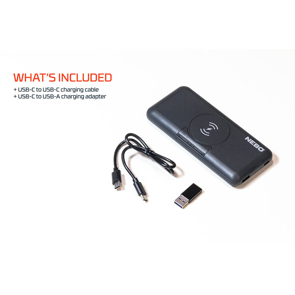XPOZED - Elektronik - Powerbanks - NEBO 10K Wireless 10 000 mAh