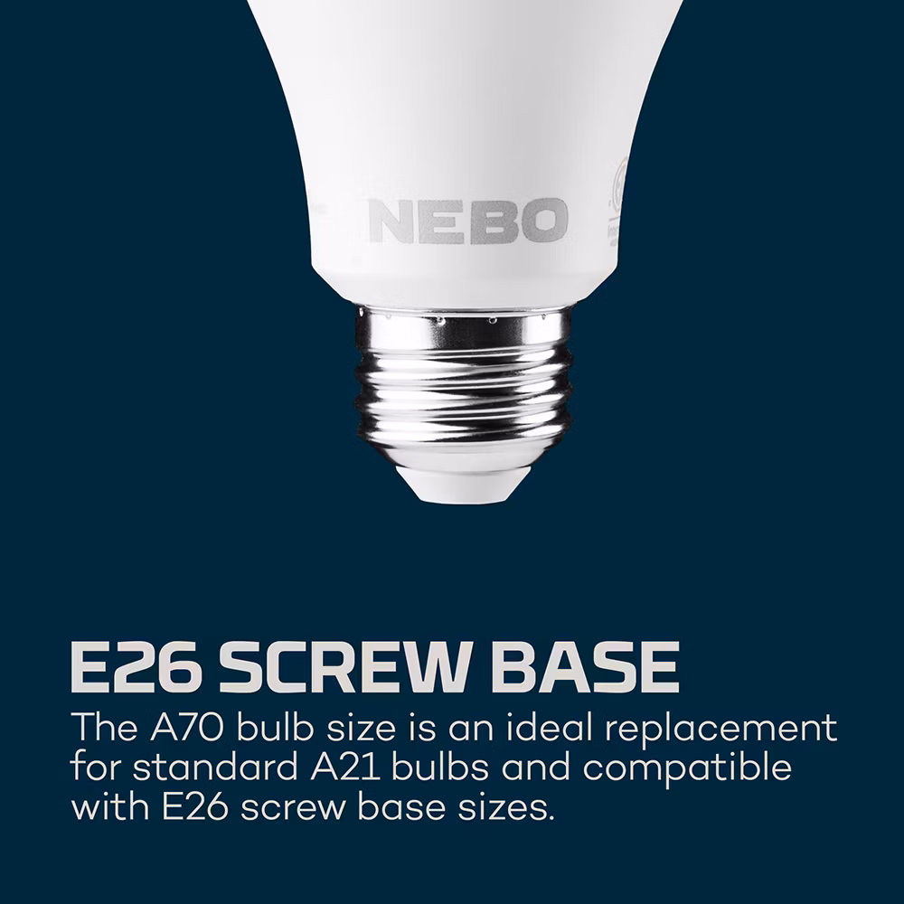 Xpozed - Belysning - Strömavbrott - NEBO Blackout bulb E27 850lm
