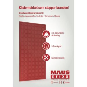 Xpozed - MAUS Stixx - Ett revolutionerande och saneringsfritt brandskydd