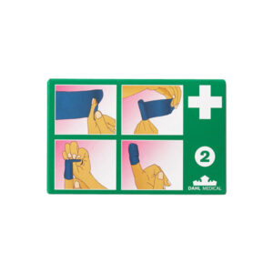 Xpozed - Första Hjälpen - Påfyllning/Refill - Dahl Medical Förbandstavla - Fingerförband 1 m Blå "2"