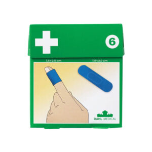 Xpozed - Första Hjälpen - Påfyllning/Refill - Dahl Medical Förbandstavla - Plastplåster Blå 50-pack "6"