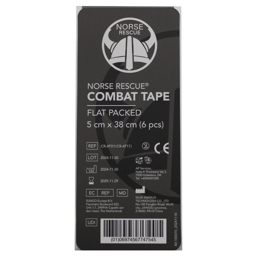 Xpozed - Första Hjälpen - Plåster & Tape - Norse Rescue Combat Tape Flat Packed