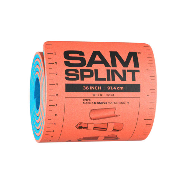 Xpozed - SAM Medical SAM Splint XL 91 cm Orange/Blå Rullad