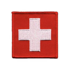 Xpozed - Första Hjälpen - Väskor och Fodral - Tillbehör - Tygmärke - Vitt Kors First Aid Kardborre/Iron On