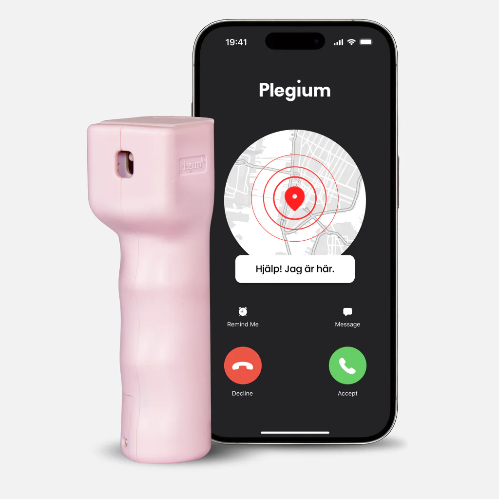 Xpozed - Plegium - Försvarsspray Smart Mini - Rosa